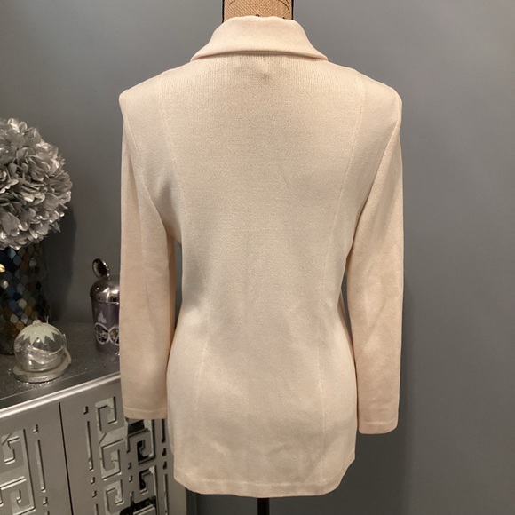St. John Collection Zipper Cardigan - Picture 2 of 3